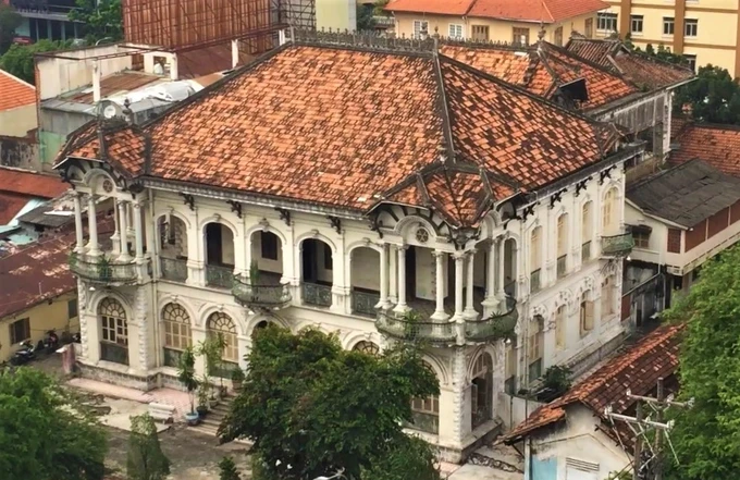 An old villa in HCMC (Photo: SGGP) Villa.jpg