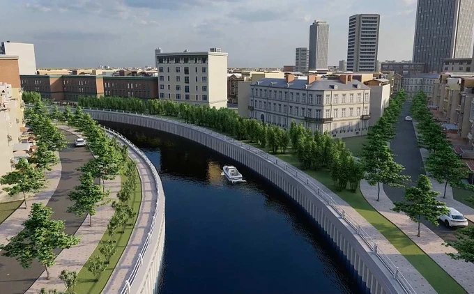Perspective of Xuyen Tam Canal after completion (Photo: the Ho Chi Minh City Urban Infrastructure Construction Investment Project Management Board) rachxuyenam-6155-8887.jpg