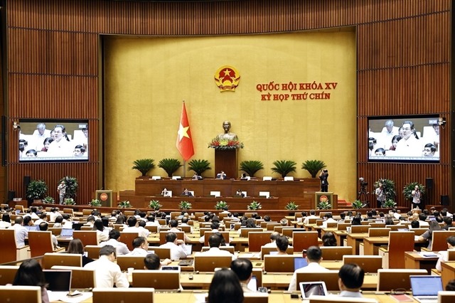 A view of the 9th session of the 15 National Assembly (NA). (Photo: VNA) 423126_5162917499026701_na.jpg