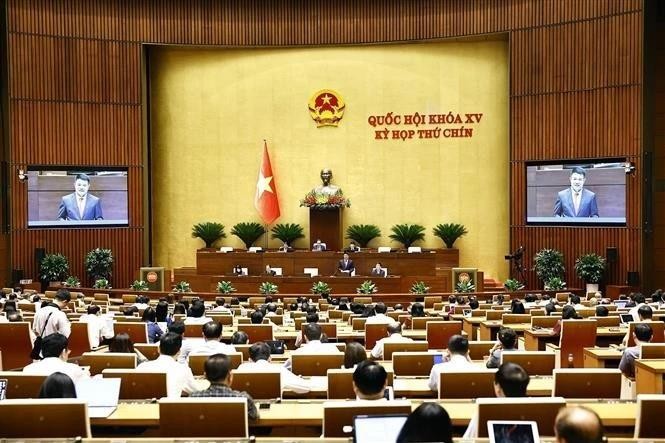 A plenary sitting the 9th session of the 15th National Assembly (Photo: VNA) na.jpg