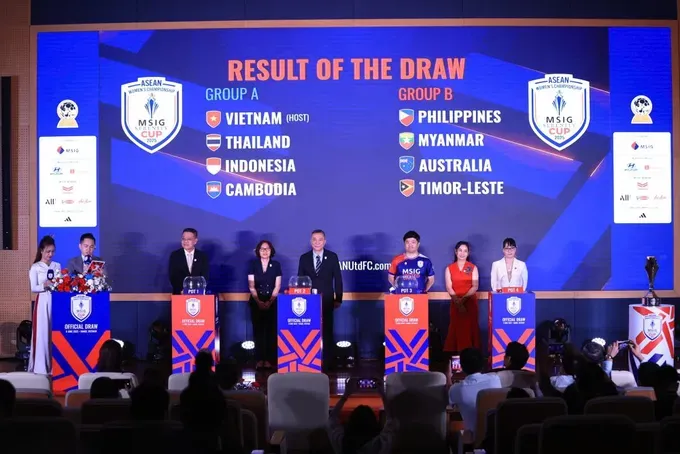 Overview of the draw ceremony (Photo: Doan Nhat) z6686553341808-68c8dc603c73c53b78a824c8adaa0e10-e1749444037103-1695-1876.jpg