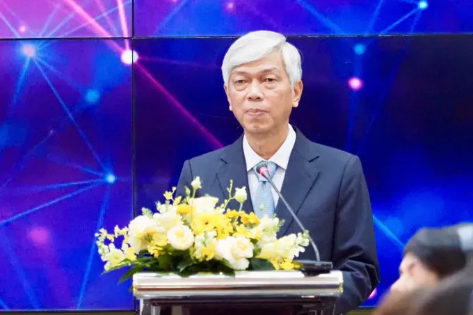 Deputy Chairman of the People’s Committee of Ho Chi Minh City Vo Van Hoan speaks at the signing ceremony. (Photo: SGGP/ Hoang Hung) z6696857746558-db18f76edc02f021e3192ccf684ef7e1-4060-957.jpg