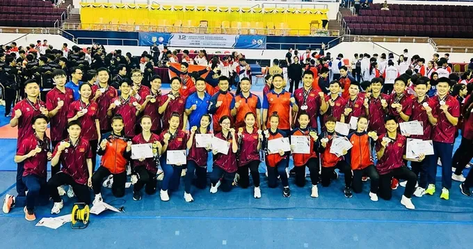 Vietnam again dominates Southeast Asian Karate Championship. (Photo: KARATEVN) img-5933-3319-3924.jpg