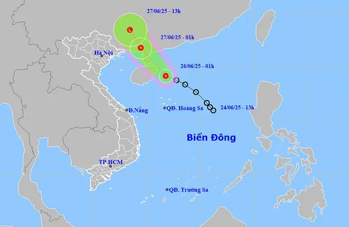 Path and position forecasts of the tropical depression on June 26 atnd26-4918-2195.jpg