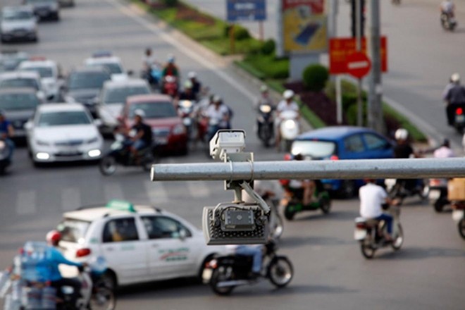 As many as 261 AI cameras have been installed and put into operation across the city. (Photo: tuoitrethudo.vn) camera-giao-thong-120250715145249.jpg