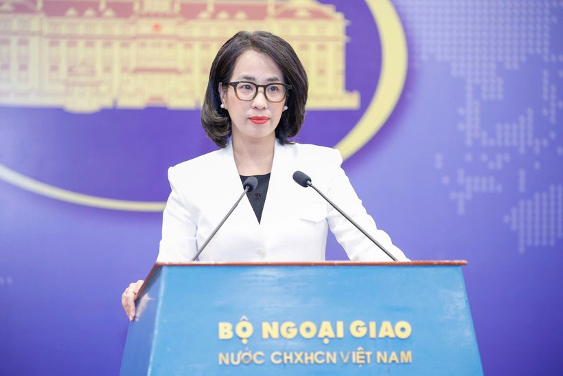 Spokesperson of the Ministry of Foreign Affairs Pham Thu Hang (Photo: VNA) pham-thu-hang.jpg