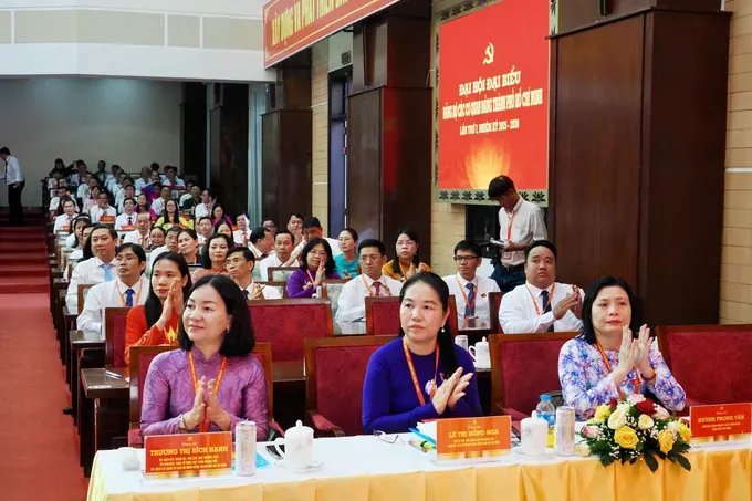 Delegates present at the congress. (Photo: SGGP/ Hoang Hung) 3-976-7458.jpg