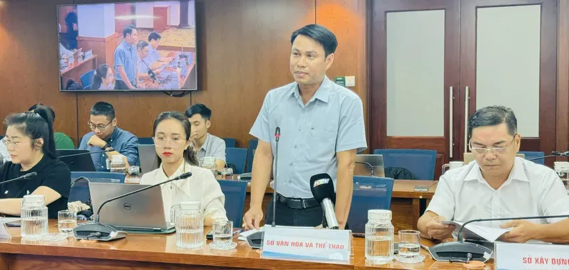 Mr. Vo Ho Hoang Vu, Chief of Office at the Ho Chi Minh City Department of Culture and Sports speaks at the press conference. 4a64d54442bbcae593aa-8020-7879.jpg