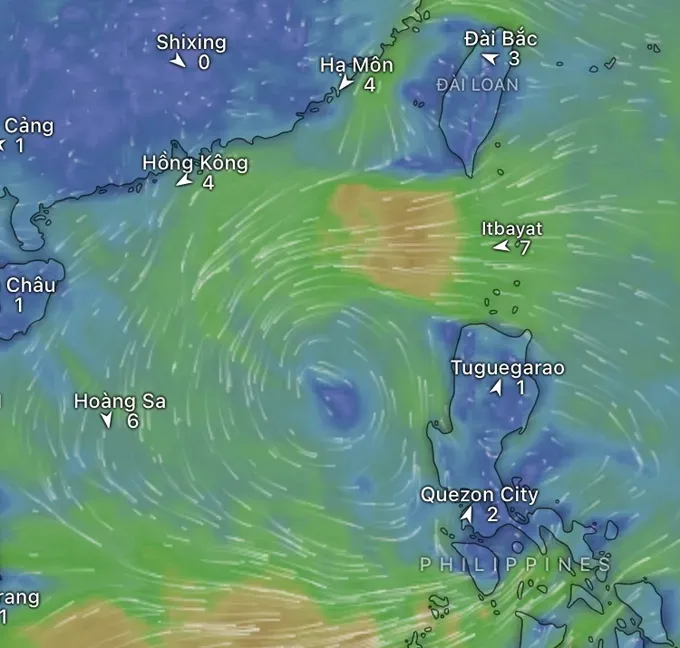A low-pressure system is expected to move into the East Sea on August 27. (Source: WINDY) img-1866-7814-4375.jpeg