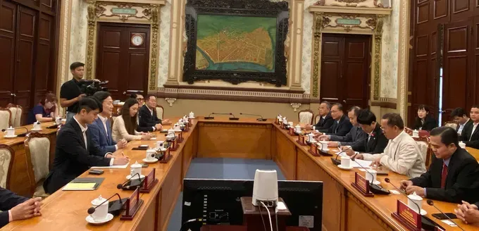 Overview of the working session (Photo: SGGP/ Xuan Hanh) z6947340974792-a2fb7911e0d1c6ad82e150393224b897-3520-7176.jpg