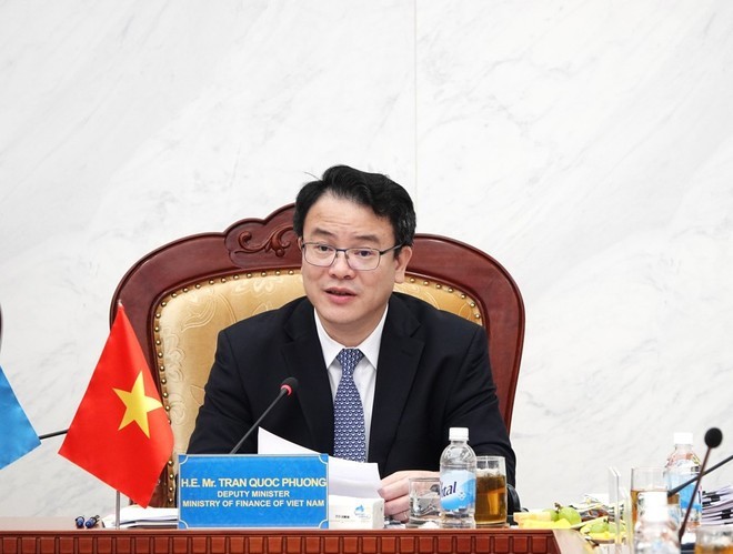 Deputy Minister of Finance Tran Quoc Phuong speaks at the event (Photo: VNA) tran-quoc-phuong-vna.jpg