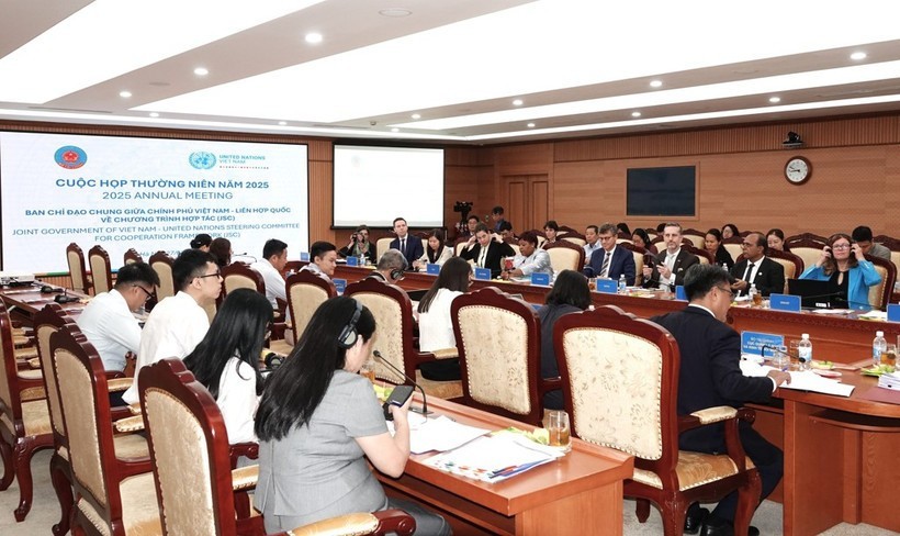 At the Vietnam–UN Joint Steering Committee's recent annual session (Photo: VNA) vietnam-un-strategic-cooperation.jpg