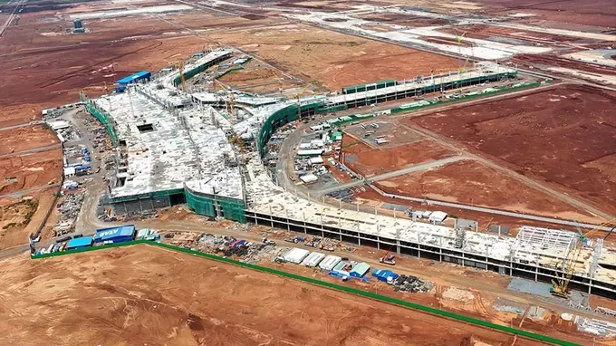 Long Thanh International Airport is under construction (Photo: VNA) dji-0393-20241025224834-5197.jpg