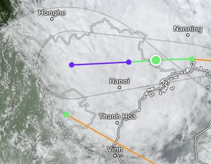 By 2 p.m. on September 25, U.S. forecasts reported that storm Ragasa was approaching northern mountainous Vietnam and expected to weaken into a tropical depression. img-2661-7912-3211.jpeg