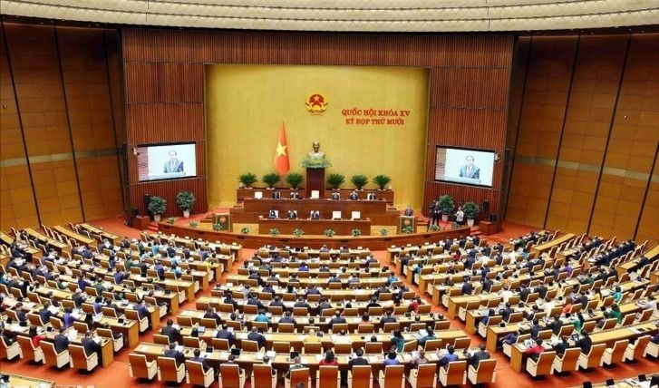 A view of the 10th session of the 15th National Assembly (Photo: VNA) khai-mac-ky-hop-thu-10-quoc-hoi-khoa-xv-2010-1.jpg