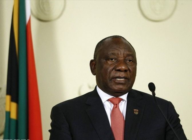 President of South Africa Matamela Cyril Ramaphosa (Photo: AFP/VNA) tong-thong-nam-phi-ramaphosa.jpg