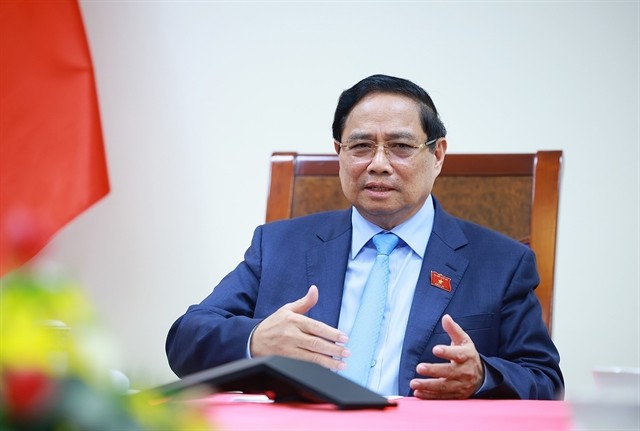 Prime Minister Pham Minh Chinh (Photo: VNA) 458545_5303166837471553_vna_potal_thu_tuong_dien_dam_voi_thu_tuong_thai_lan__8352683 (1).jpg