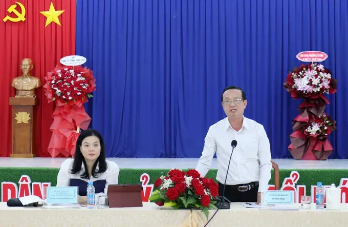 Vice Chairman of the Ho Chi Minh City People’s Committee Bui Minh Thanh delivers his remarks at the working session. a-thanh-tp-881-7276.jpg