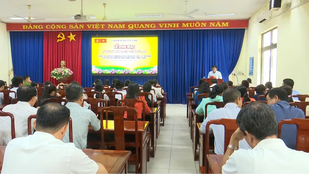 Quang cảnh lễ phát động Tuần lễ hưởng ứng học tập suốt đời tại phường Lái Thiêu P LT 3.jpg