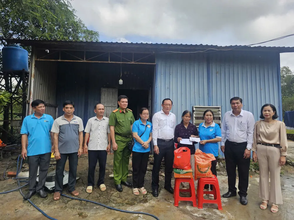 Theo thống kê ban đầu, ước tổng giá trị thiệt hại về tài sản tạm tính khoảng 150 triệu đồng BC 1.jpg