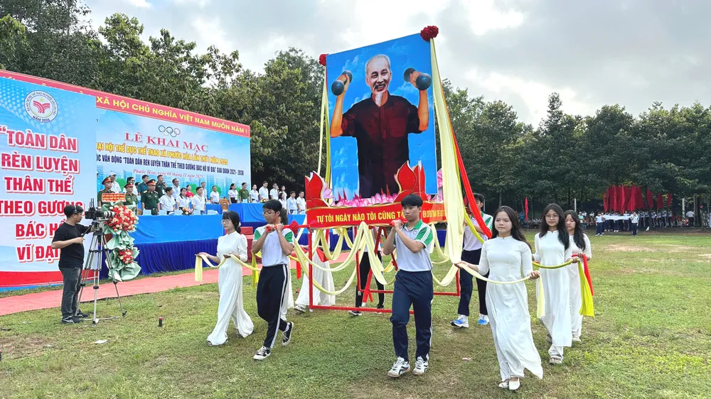 Gần 1.400 tham dự Đại hội Thể thao xã Phước Hòa lần thứ I, năm 2025