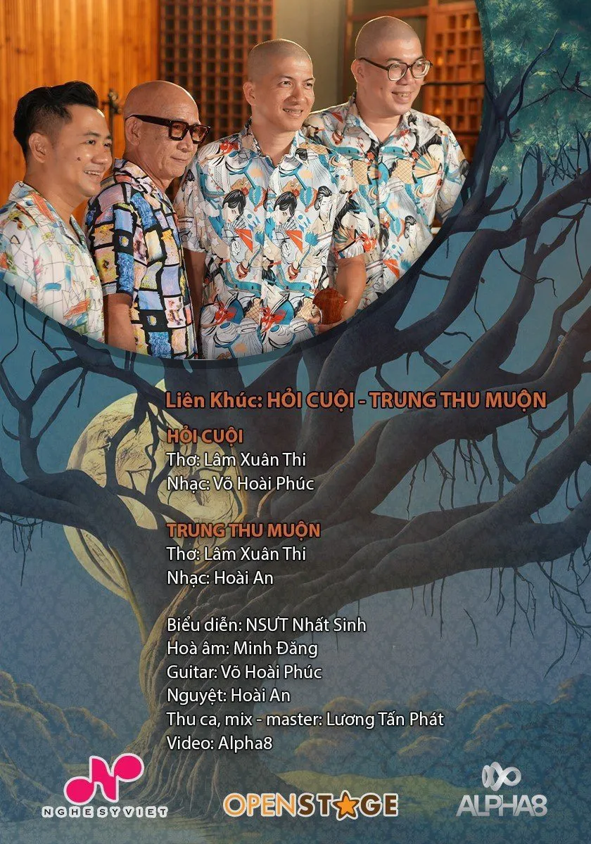 Poster của MV liên khúc "Hỏi Cuội - Trung thu muộn". Ảnh: HỮU LỘC Poster của MV liên khúc "Hỏi Cuội - Trung thu muộn". Ảnh: HỮU LỘC