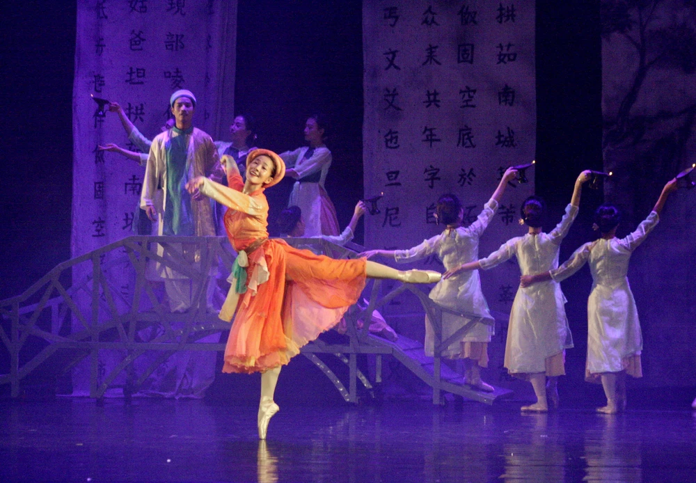 Vở múa "Ballet Kiều". Ảnh: THÚY BÌNH