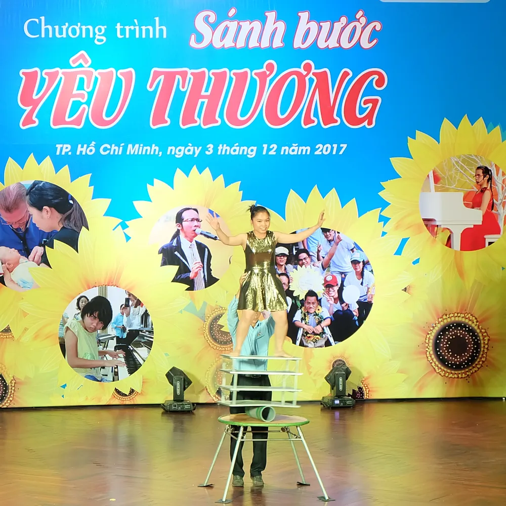Quyên góp 124 triệu đồng để tạo sân chơi cho trẻ em khuyết tật ảnh 1 Quyên góp 124 triệu đồng để tạo sân chơi cho trẻ em khuyết tật ảnh 1