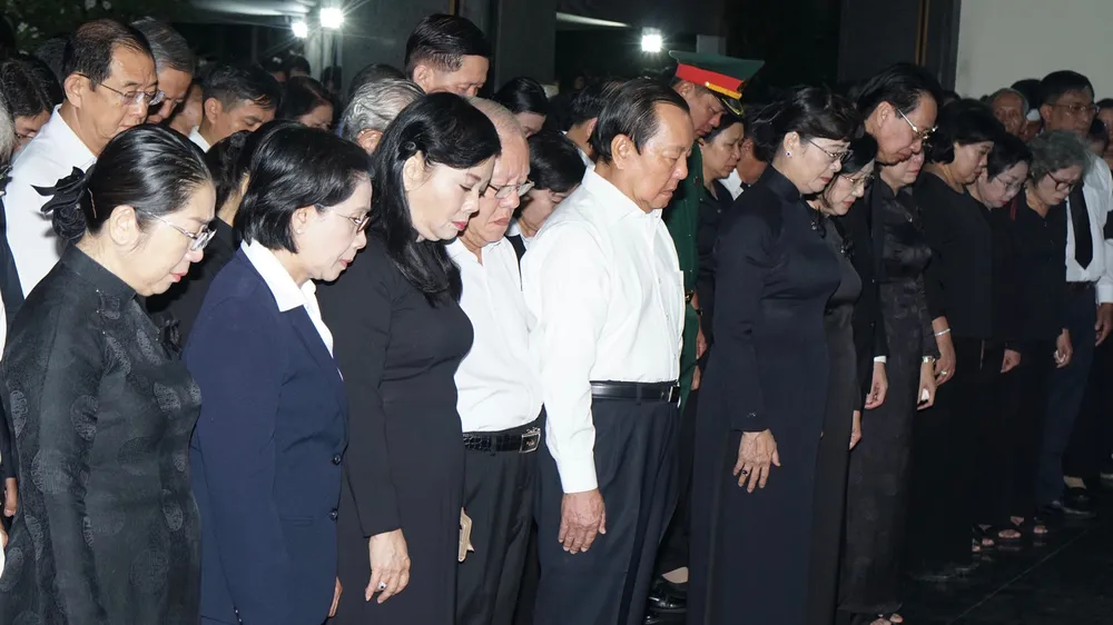 Lễ truy điệu và di quan Phó Chủ tịch UBND TPHCM Nguyễn Thị Thu ảnh 16