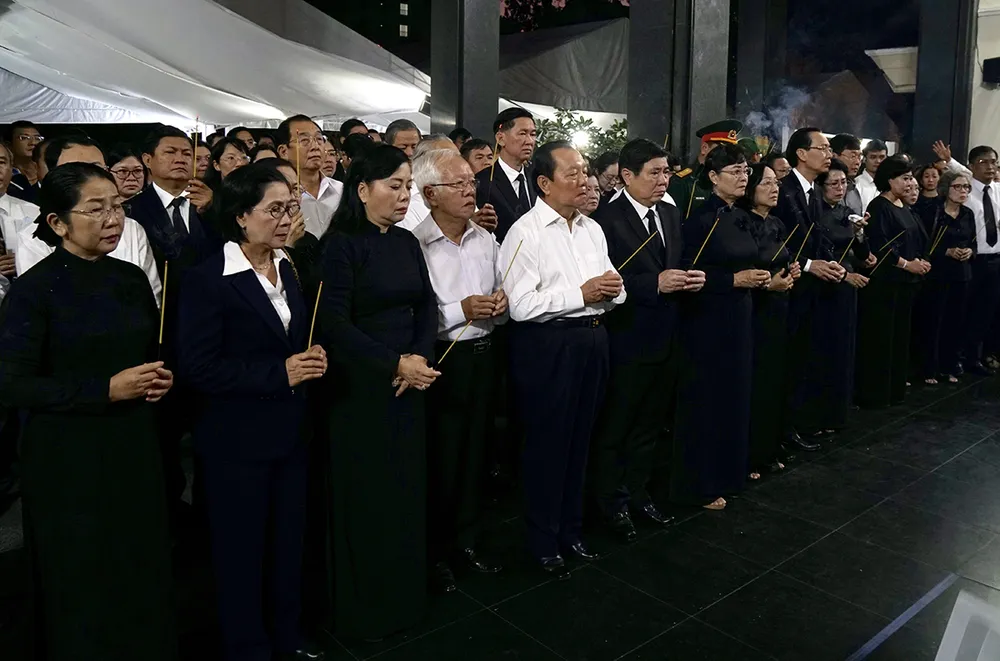 Lễ truy điệu và di quan Phó Chủ tịch UBND TPHCM Nguyễn Thị Thu ảnh 1