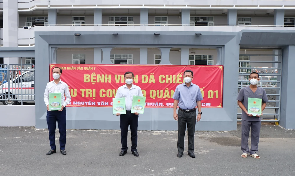 Quận 7 thêm bệnh viện điều trị bệnh nhân mắc Covid-19 với quy mô 290 giường ảnh 2 Quận 7 thêm bệnh viện điều trị bệnh nhân mắc Covid-19 với quy mô 290 giường ảnh 2