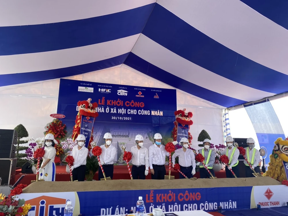 TP Thủ Đức khởi công 1.000 nhà ở xã hội cho công nhân