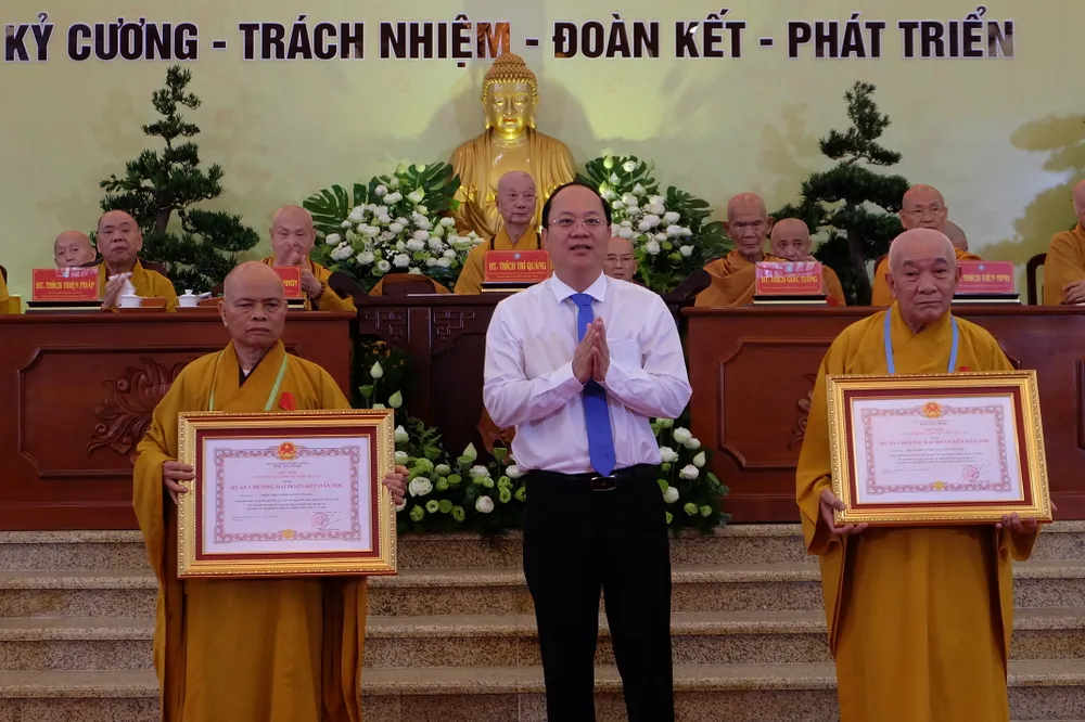 Hòa thượng Thích Lệ Trang làm Trưởng Ban Trị sự Giáo hội Phật giáo Việt Nam TPHCM ảnh 8 Hòa thượng Thích Lệ Trang làm Trưởng Ban Trị sự Giáo hội Phật giáo Việt Nam TPHCM ảnh 8