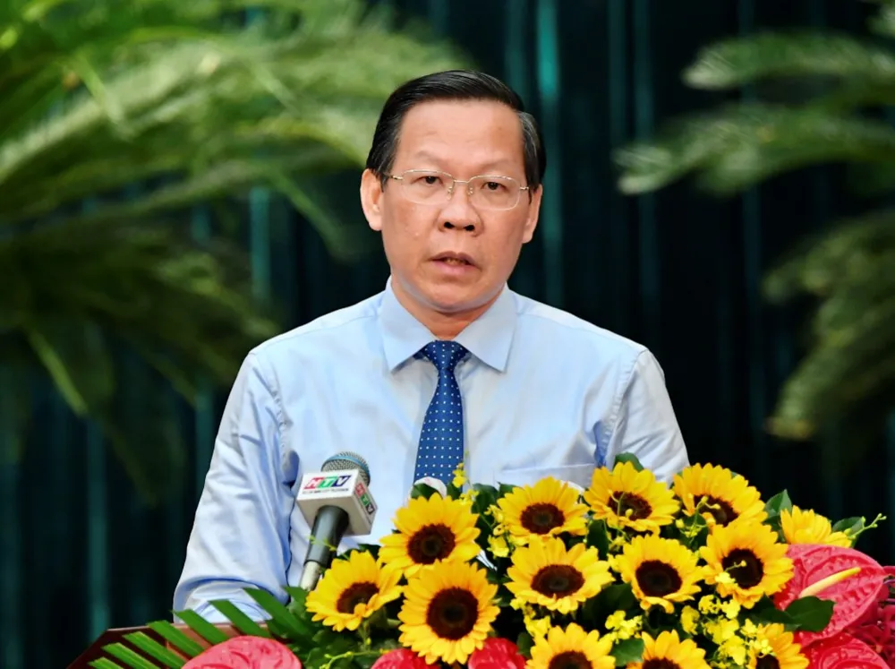 Chủ tịch UBND TPHCM Phan Văn Mãi: Giao cơ chế đặc thù phải gắn với điều kiện thực hiện ảnh 1 Chủ tịch UBND TPHCM Phan Văn Mãi: Giao cơ chế đặc thù phải gắn với điều kiện thực hiện ảnh 1