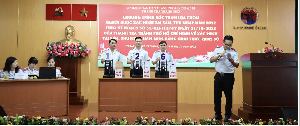 TPHCM: 25 cán bộ được chọn xác minh tài sản, thu nhập năm 2022 ảnh 1 TPHCM: 25 cán bộ được chọn xác minh tài sản, thu nhập năm 2022 ảnh 1