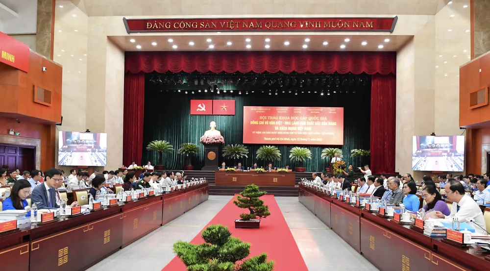 Hội thảo khoa học cấp quốc gia nhân kỷ niệm 100 năm Ngày sinh đồng chí Võ Văn Kiệt  ảnh 8