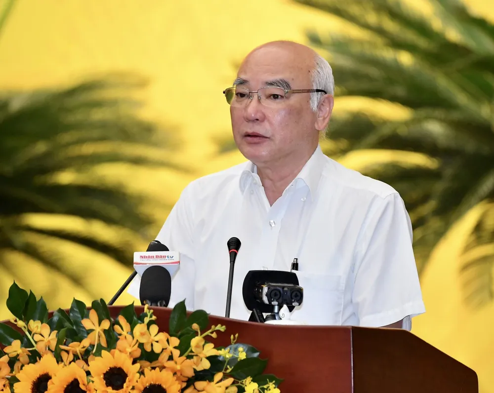 Trưởng Ban Tuyên giáo Thành ủy TPHCM Phan Nguyễn Như Khuê trình bày tham luận tại hội nghị. Ảnh: VIỆT DŨNG Trưởng Ban Tuyên giáo Thành ủy TPHCM Phan Nguyễn Như Khuê trình bày tham luận tại hội nghị. Ảnh: VIỆT DŨNG