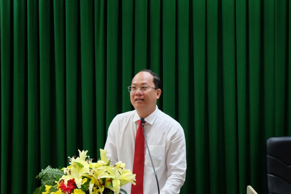 Phó Bí thư Thành ủy TPHCM Nguyễn Hồ Hải phát biểu khai mạc kỳ thi