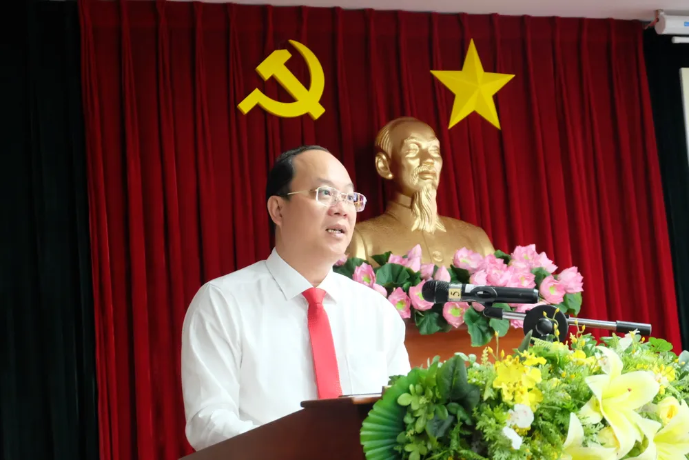 Phó Bí thư Thành ủy TPHCM Nguyễn Hồ Hải phát biểu chỉ đạo tại hội nghị