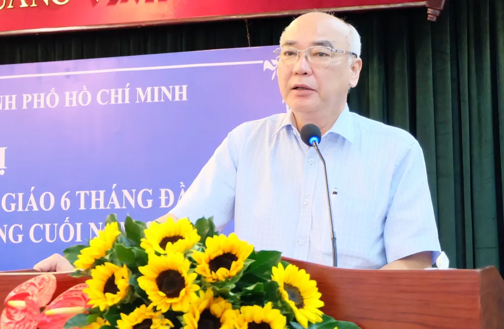 Trưởng Ban Tuyên giáo Thành ủy TPHCM Phan Nguyễn Như Khuê phát biểu tại hội nghị Trưởng Ban Tuyên giáo Thành ủy TPHCM Phan Nguyễn Như Khuê phát biểu tại hội nghị