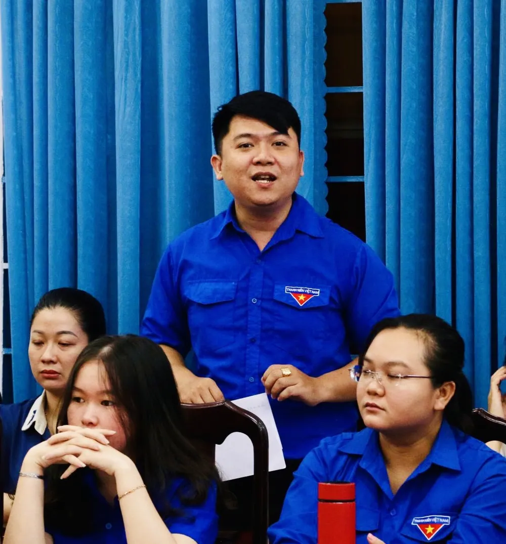 Đoàn viên TP Thủ Đức nêu ý kiến tại diễn đàn