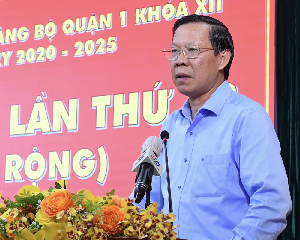 Đồng chí Phan Văn Mãi phát biểu chỉ đạo tại hội nghị. Ảnh: VIỆT DŨNG Đồng chí Phan Văn Mãi phát biểu chỉ đạo tại hội nghị. Ảnh: VIỆT DŨNG