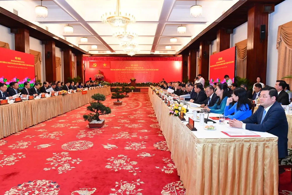 Quang cảnh hội nghị. Ảnh VIỆT DŨNG Quang cảnh hội nghị. Ảnh VIỆT DŨNG