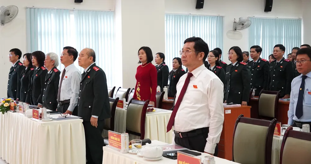 Các đại biểu dự đại hội. Ảnh: PHƯƠNG UYÊN 1.JPG
