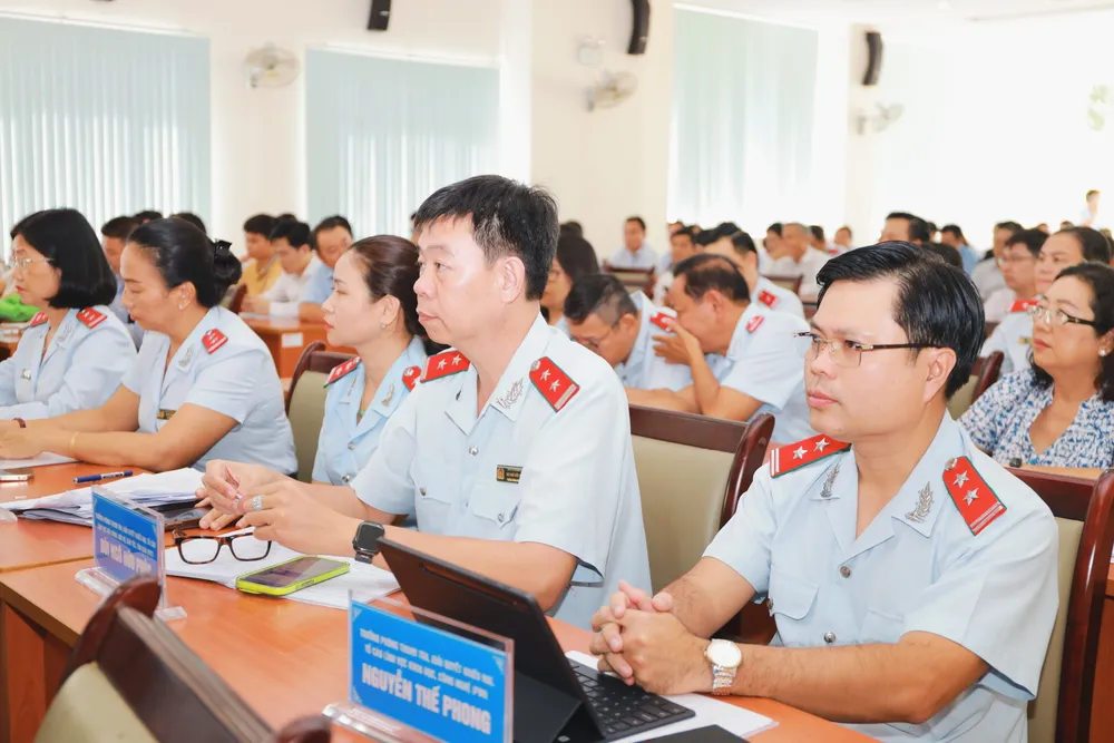 Các đại biểu tham dự hội nghị. Ảnh: ANH KHOA 1-8. Thanh tra 4.jpg