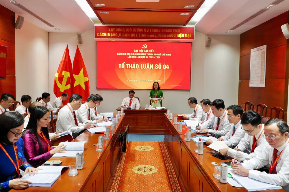 Đại hội Đảng bộ các cơ quan Đảng TPHCM: Đề xuất nhiệm vụ, giải pháp để lãnh đạo thực hiện tốt nhiệm vụ chính trị ảnh 22 Đại hội Đảng bộ các cơ quan Đảng TPHCM: Đề xuất nhiệm vụ, giải pháp để lãnh đạo thực hiện tốt nhiệm vụ chính trị ảnh 22