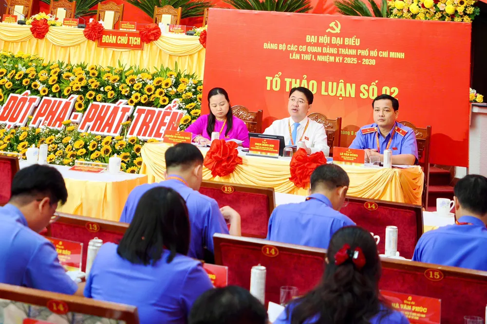 Đại hội Đảng bộ các cơ quan Đảng TPHCM: Đề xuất nhiệm vụ, giải pháp để lãnh đạo thực hiện tốt nhiệm vụ chính trị ảnh 18 Đại hội Đảng bộ các cơ quan Đảng TPHCM: Đề xuất nhiệm vụ, giải pháp để lãnh đạo thực hiện tốt nhiệm vụ chính trị ảnh 18