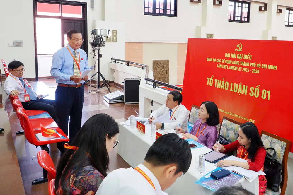 Đại hội Đảng bộ các cơ quan Đảng TPHCM: Đề xuất nhiệm vụ, giải pháp để lãnh đạo thực hiện tốt nhiệm vụ chính trị ảnh 17 Đại hội Đảng bộ các cơ quan Đảng TPHCM: Đề xuất nhiệm vụ, giải pháp để lãnh đạo thực hiện tốt nhiệm vụ chính trị ảnh 17