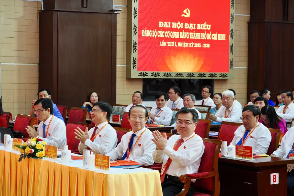 Các đại biểu dự đại hội. Ảnh: HOÀNG HÙNG 4.jpg