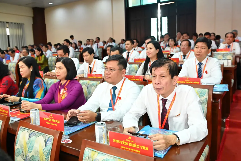 Đại biểu dự Đại hội Đảng bộ các cơ quan Đảng TPHCM. Ảnh: VIỆT DŨNG 75.jpg